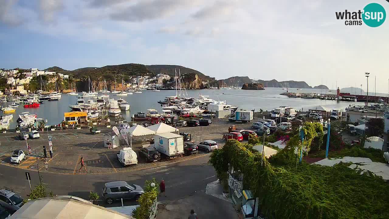 Insel Ponza Hafen webcam – Italien