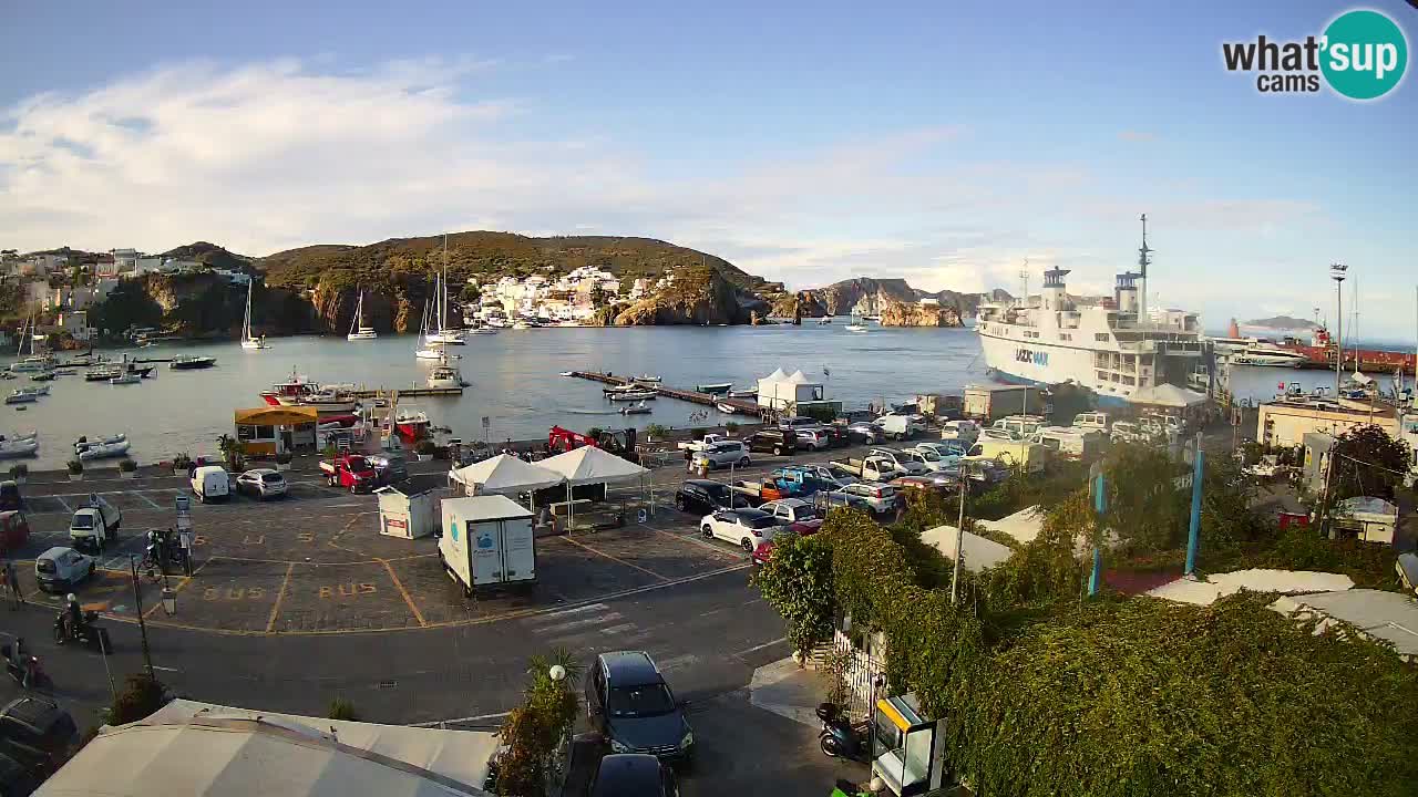 Ponza port webcam – Island of Ponza