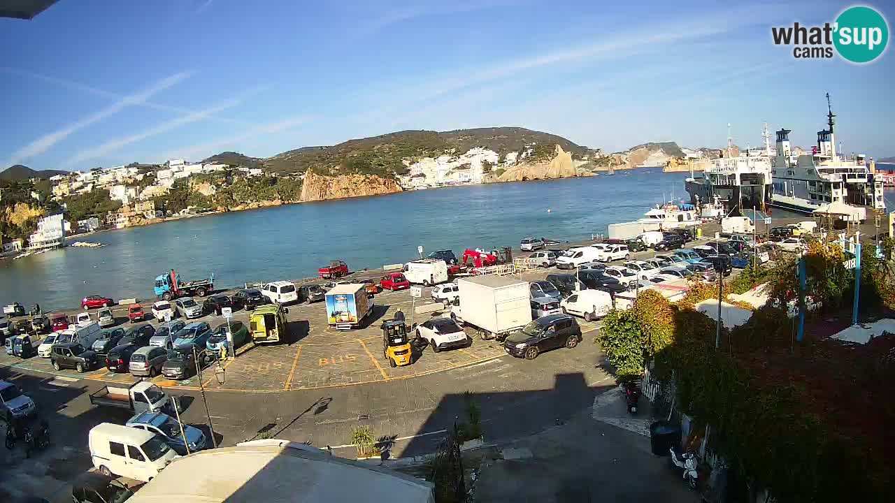 Webcam du port de Ponza – Île de Ponza