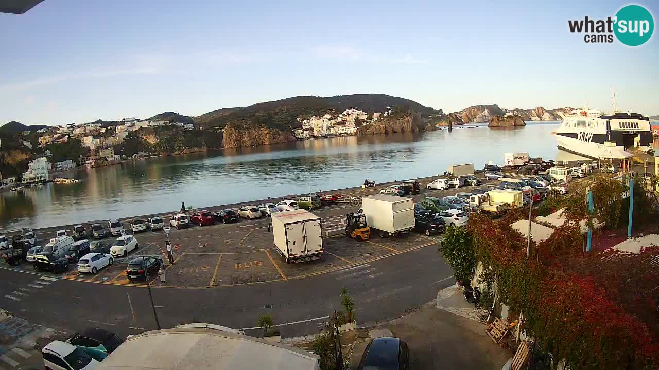 Insel Ponza Hafen webcam – Italien