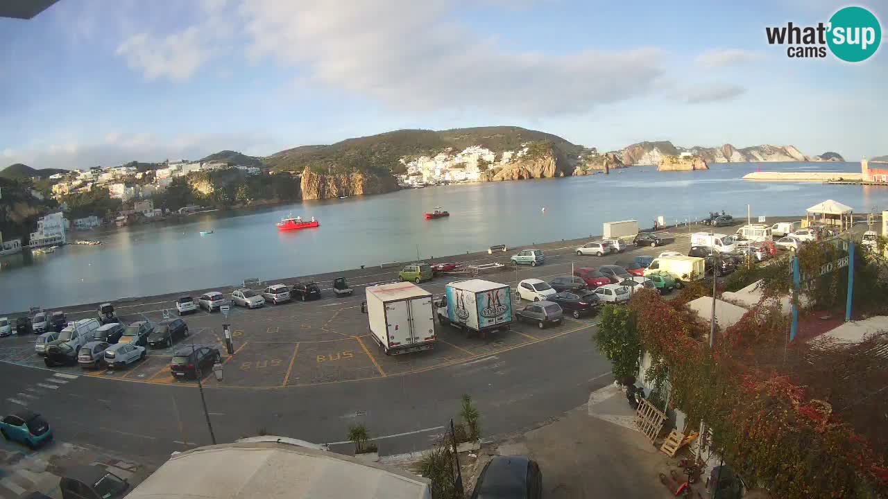 Insel Ponza Hafen webcam – Italien