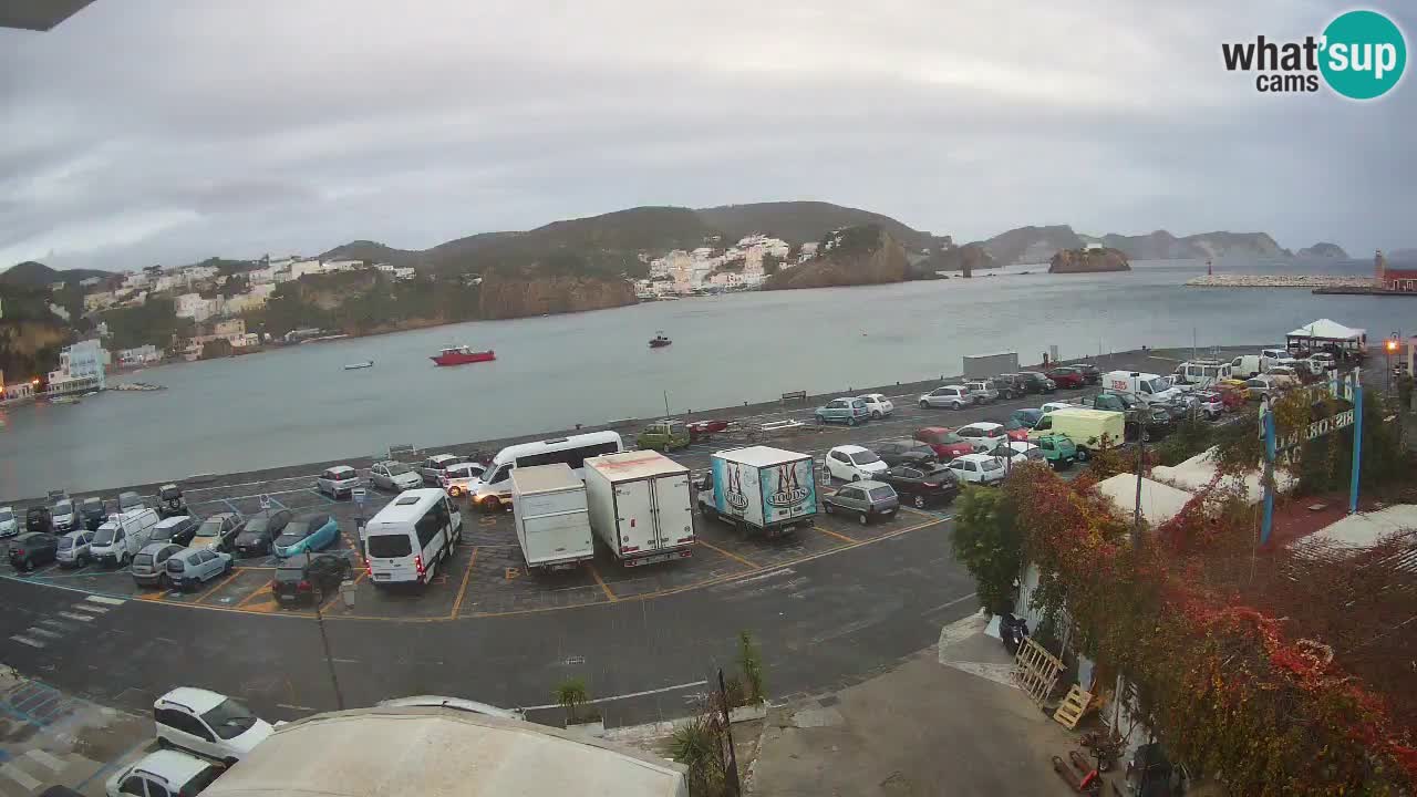 Insel Ponza Hafen webcam – Italien