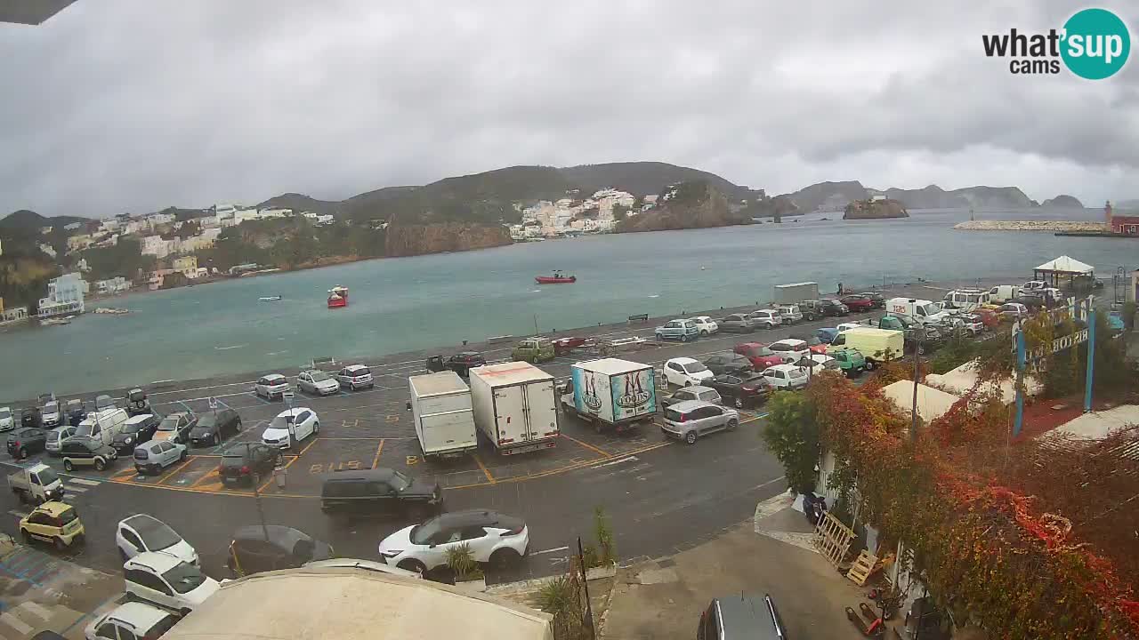 Insel Ponza Hafen webcam – Italien