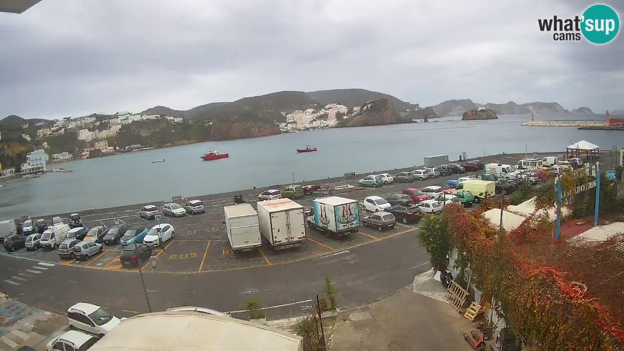 Insel Ponza Hafen webcam – Italien