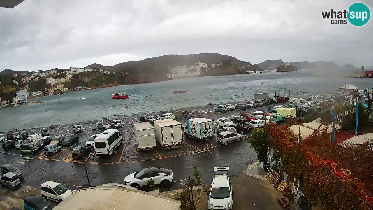 Insel Ponza Hafen webcam – Italien