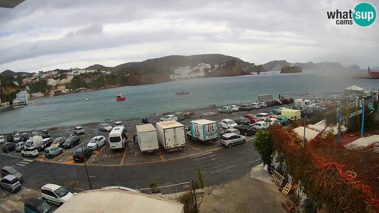 Insel Ponza Hafen webcam – Italien