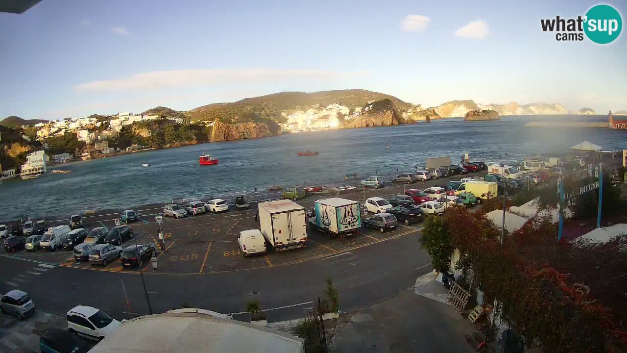 Insel Ponza Hafen webcam – Italien