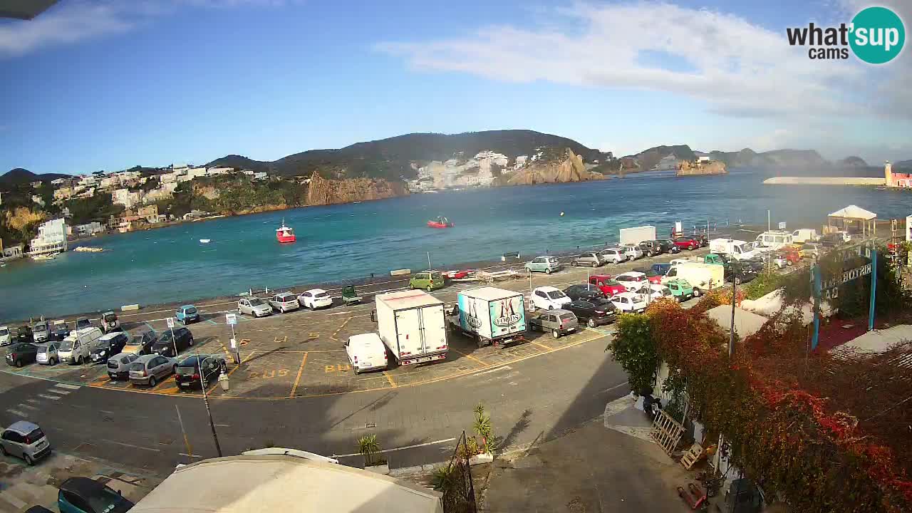 Insel Ponza Hafen webcam – Italien