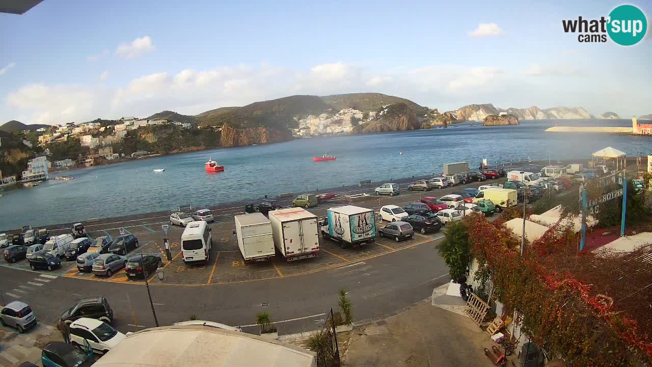 Insel Ponza Hafen webcam – Italien