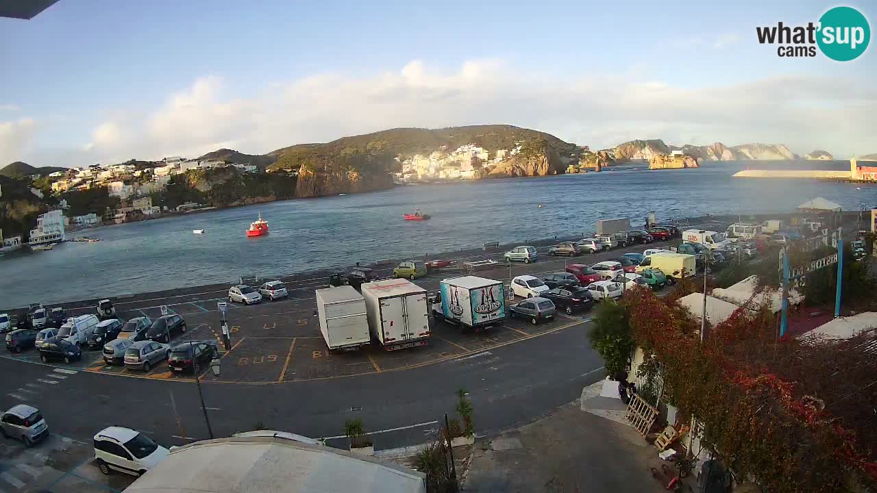 Insel Ponza Hafen webcam – Italien