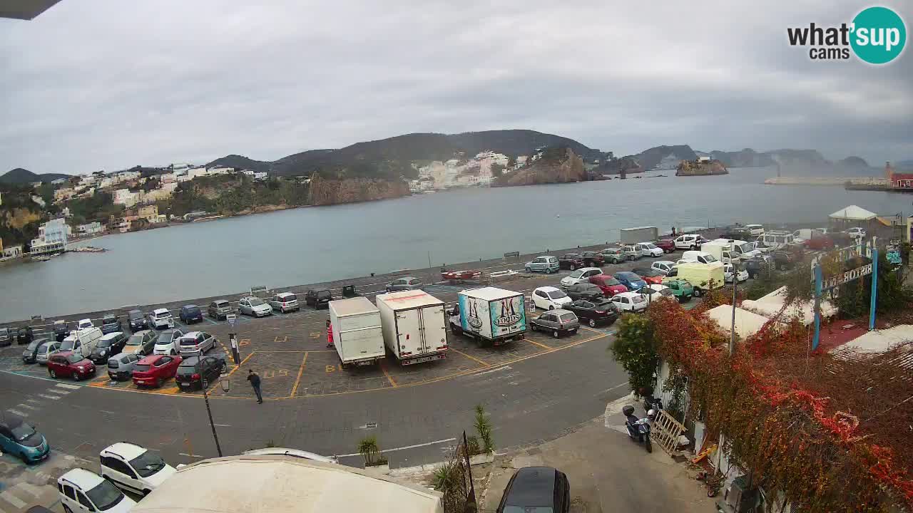 Insel Ponza Hafen webcam – Italien