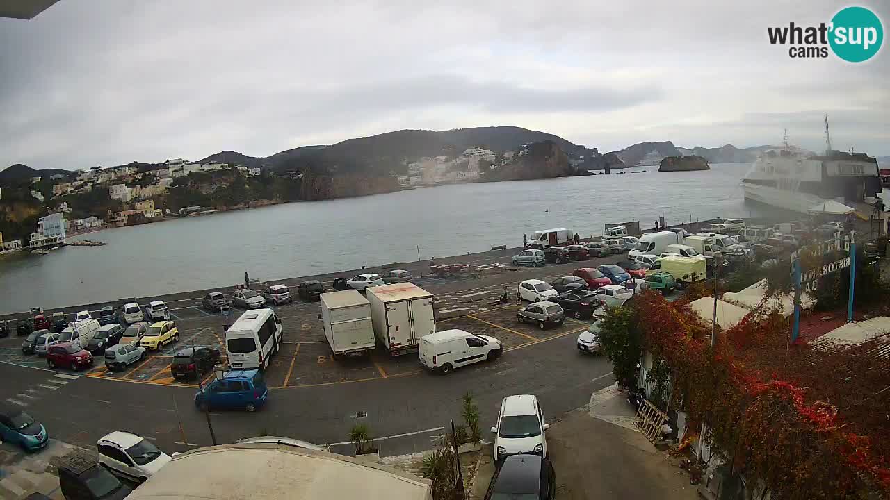 Insel Ponza Hafen webcam – Italien