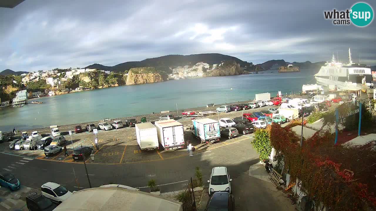 Insel Ponza Hafen webcam – Italien