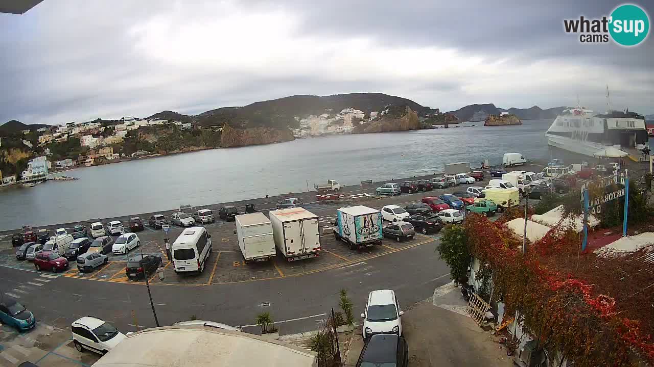 Insel Ponza Hafen webcam – Italien