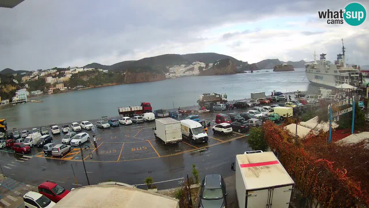 Insel Ponza Hafen webcam – Italien