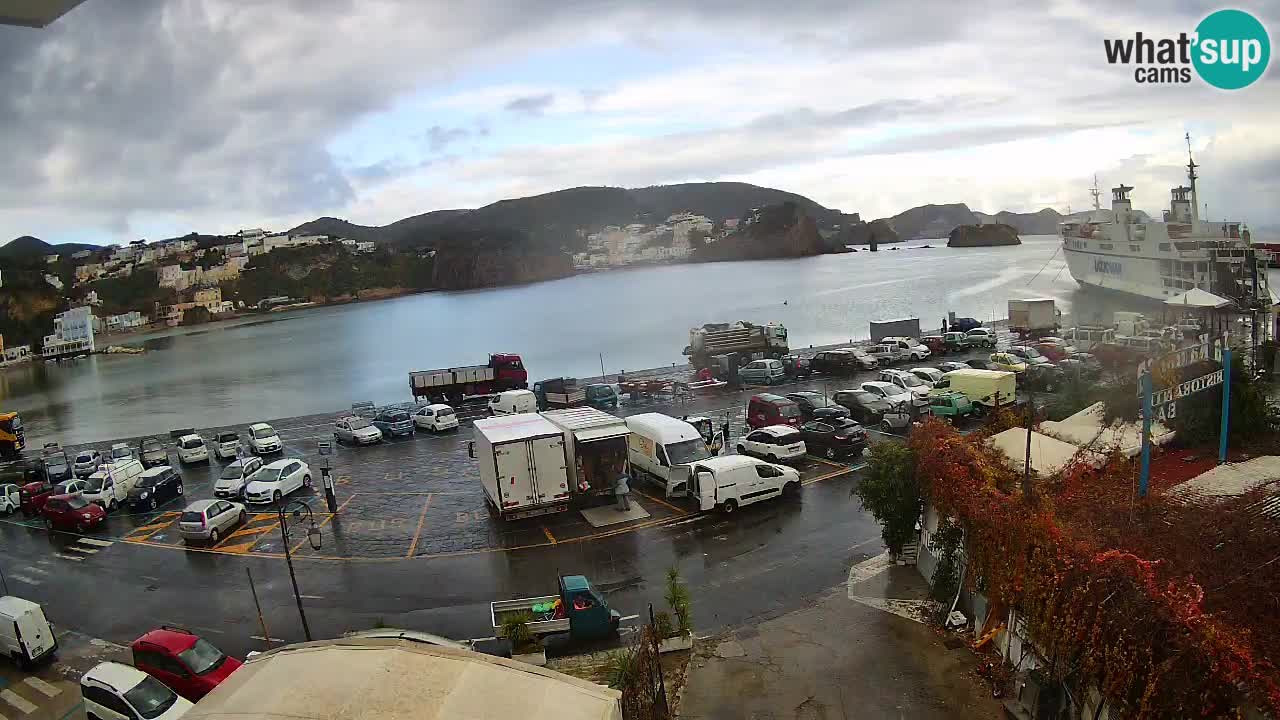 Insel Ponza Hafen webcam – Italien