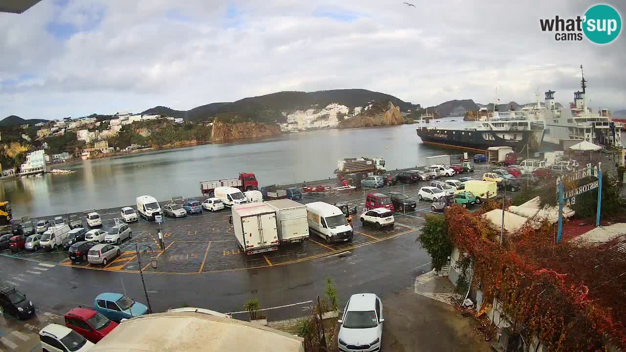 Insel Ponza Hafen webcam – Italien