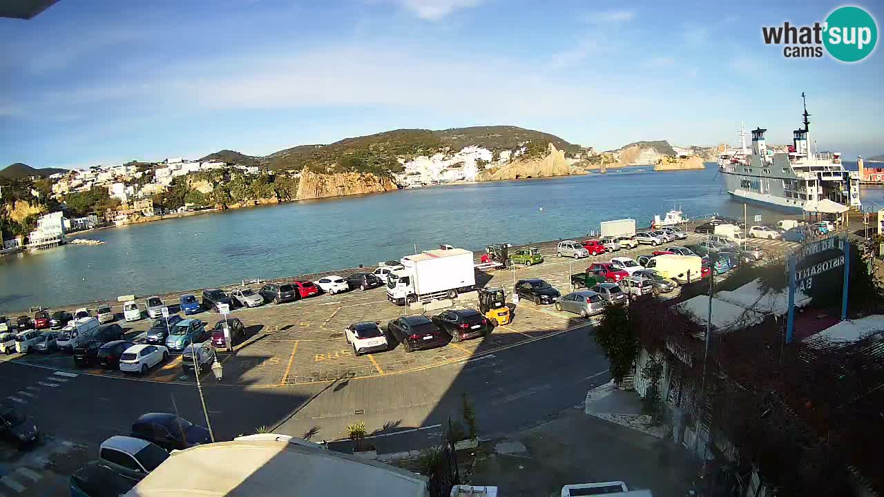 Insel Ponza Hafen webcam – Italien