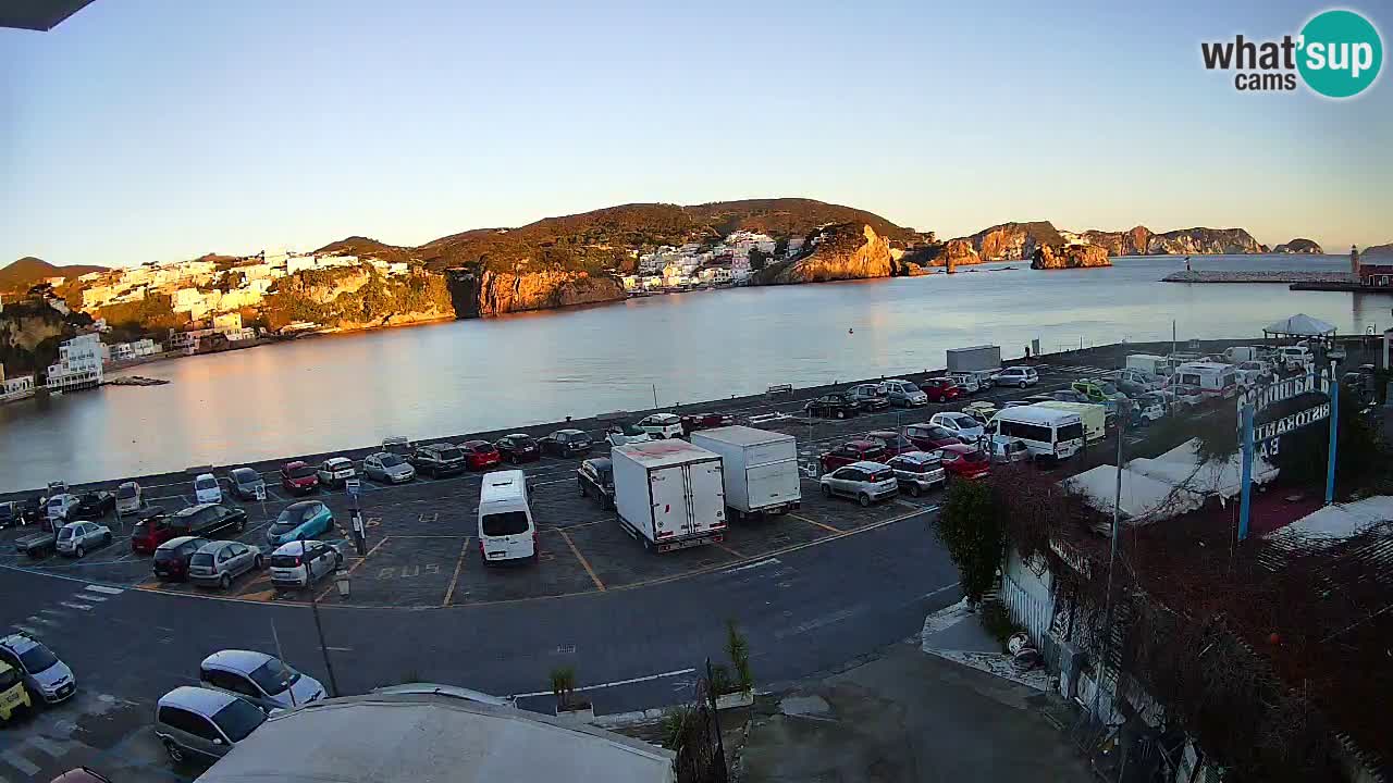 Insel Ponza Hafen webcam – Italien