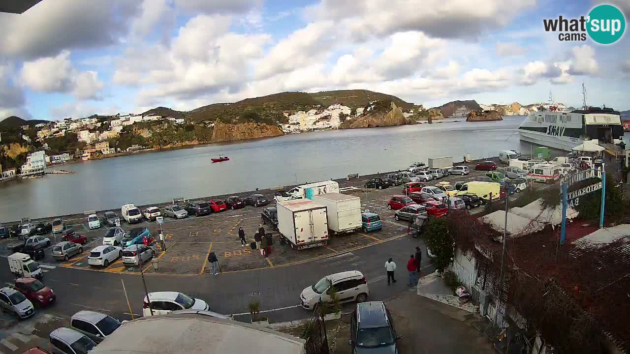 Webcam du port de Ponza – Île de Ponza