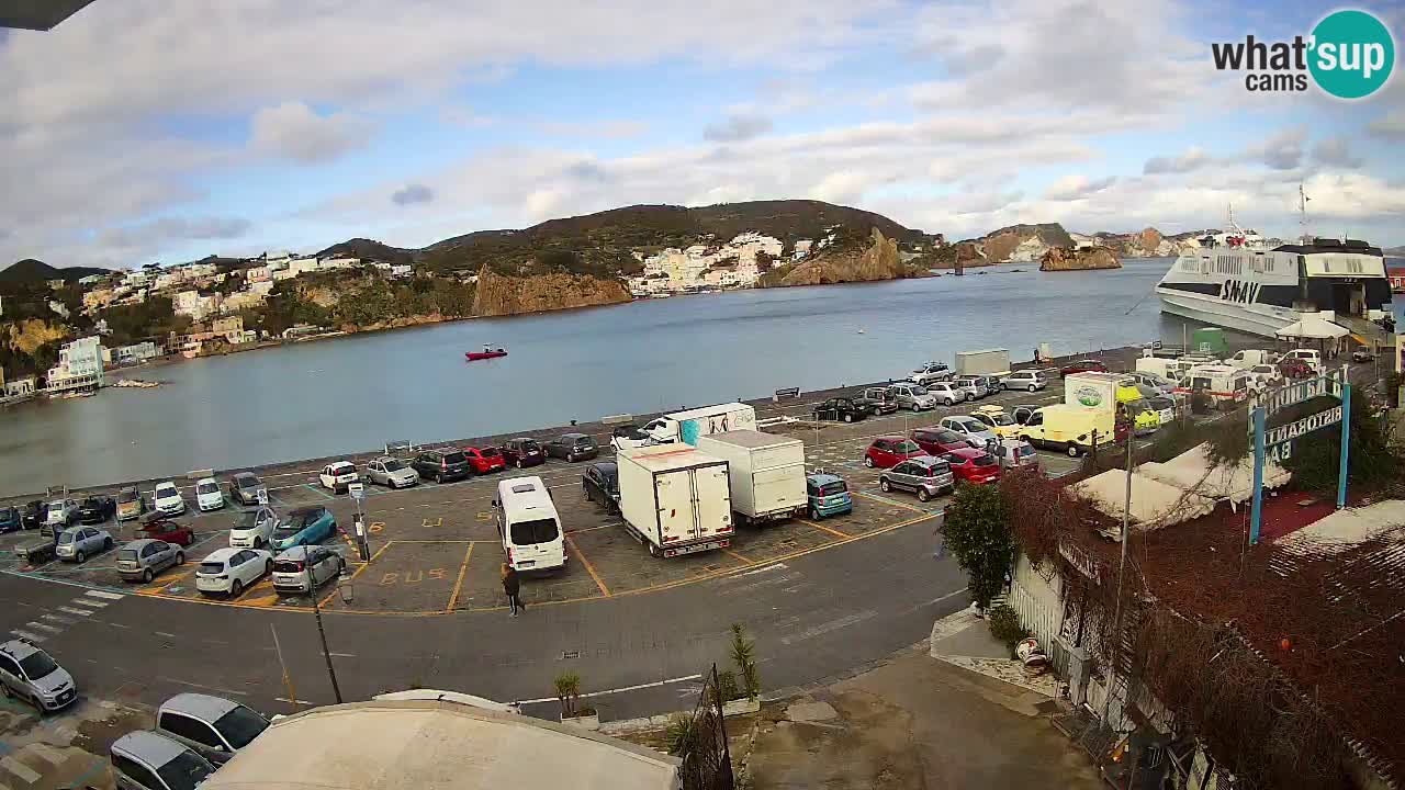 Insel Ponza Hafen webcam – Italien