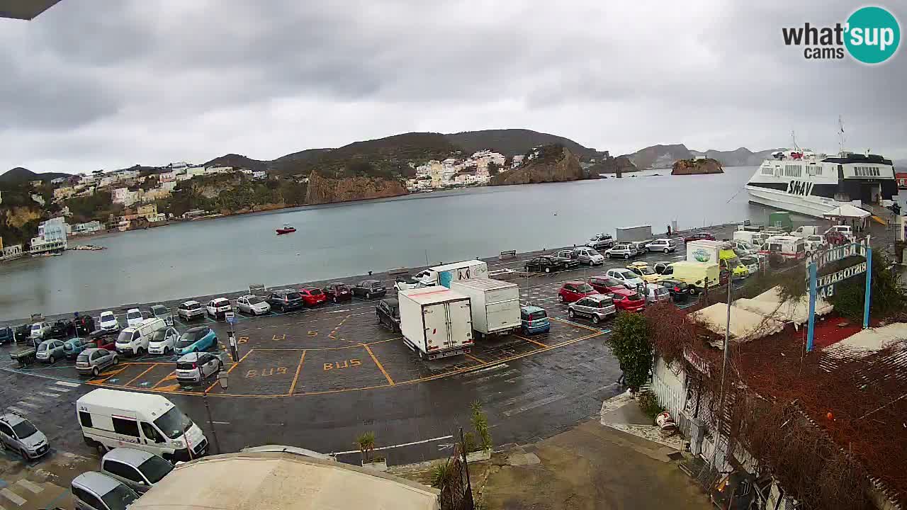 Webcam du port de Ponza – Île de Ponza