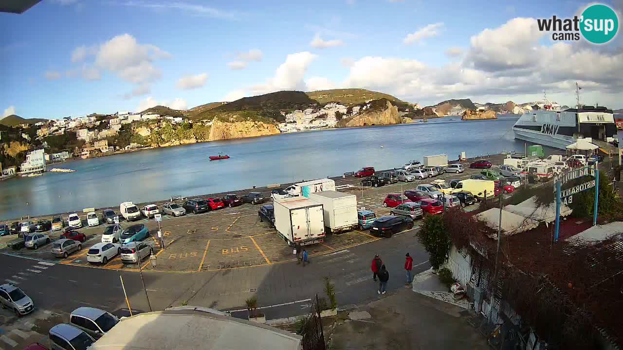 Insel Ponza Hafen webcam – Italien