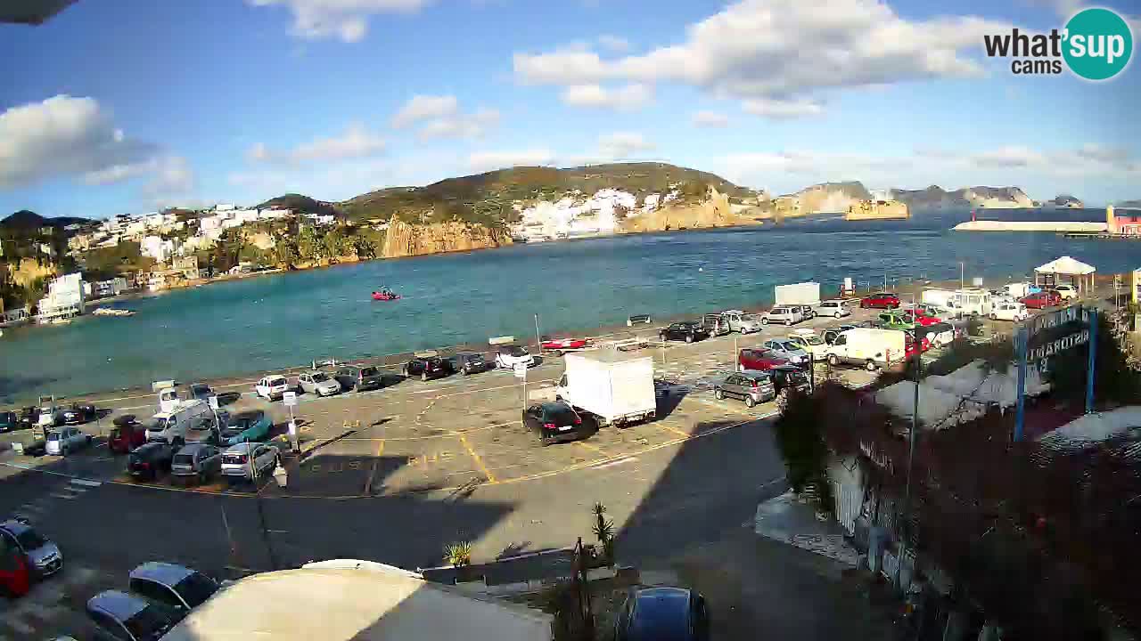 Insel Ponza Hafen webcam – Italien