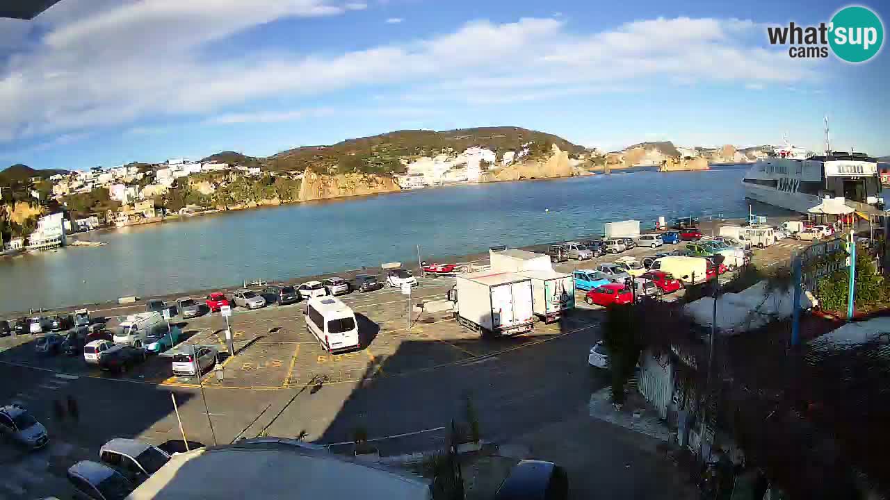 Webcam du port de Ponza – Île de Ponza