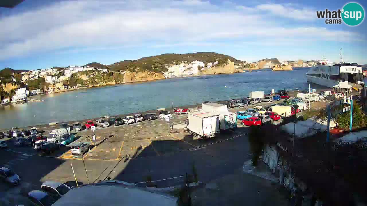 Insel Ponza Hafen webcam – Italien