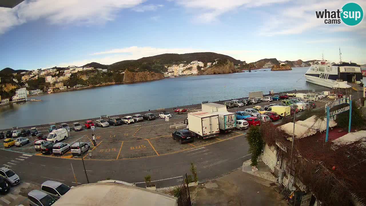 Webcam du port de Ponza – Île de Ponza