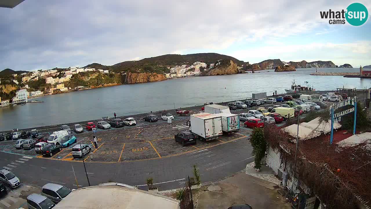 Insel Ponza Hafen webcam – Italien