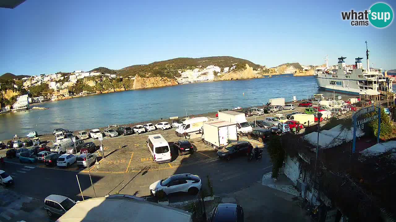 Webcam du port de Ponza – Île de Ponza