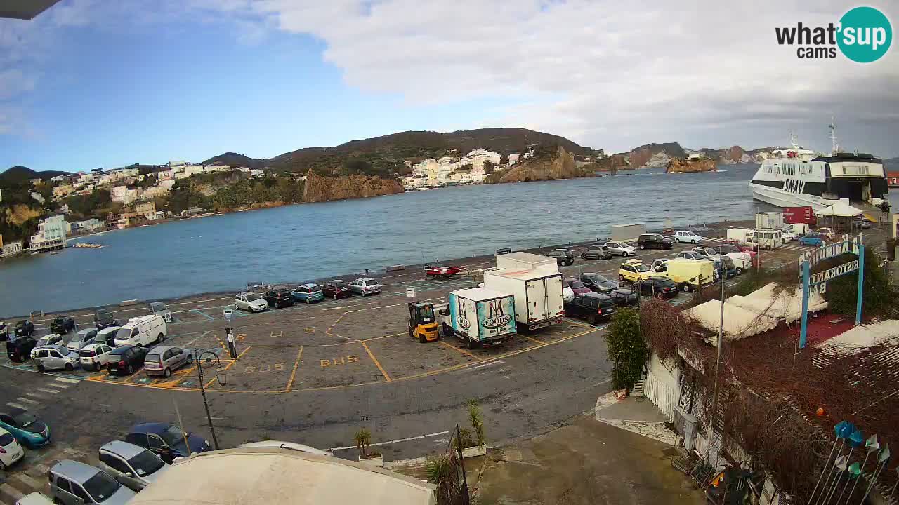 Webcam du port de Ponza – Île de Ponza