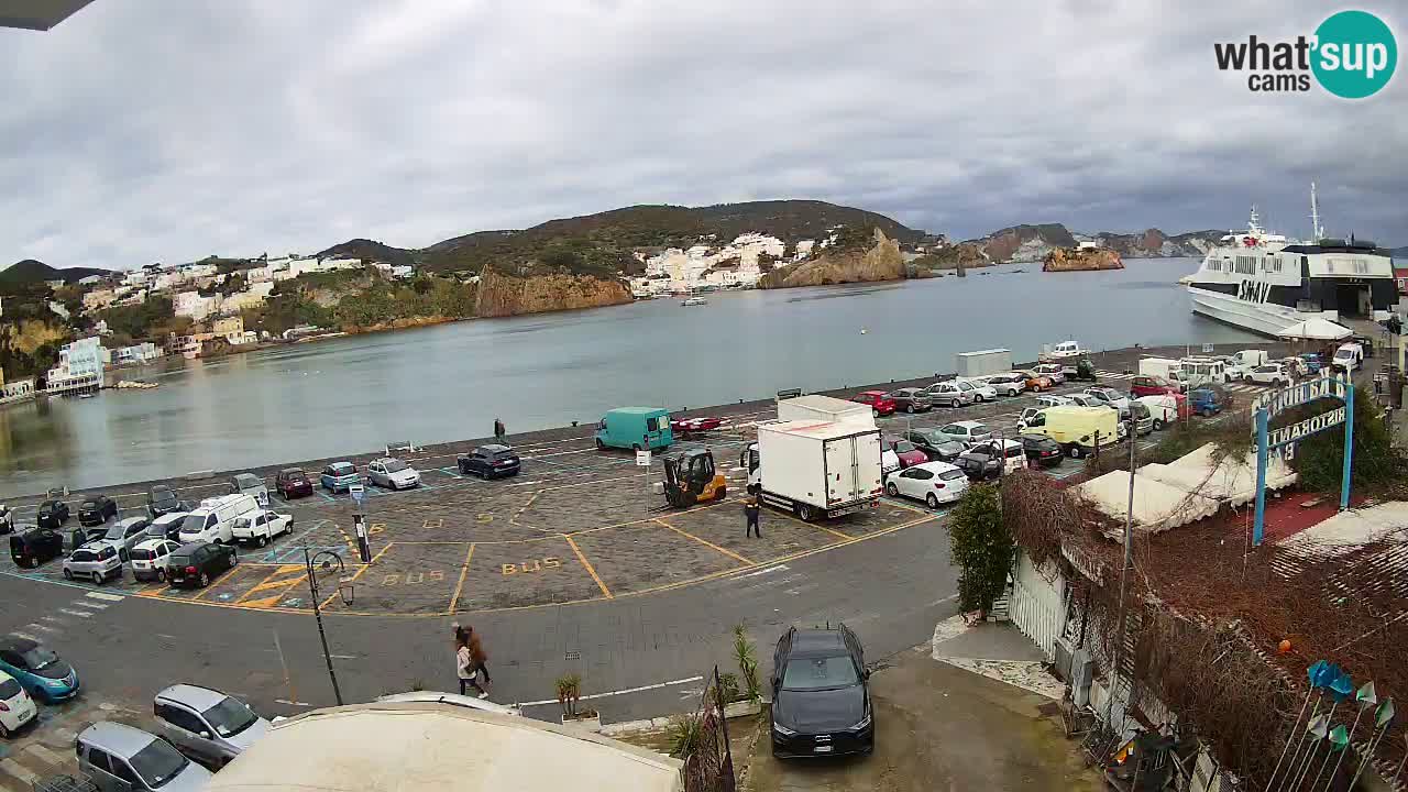 Webcam du port de Ponza – Île de Ponza