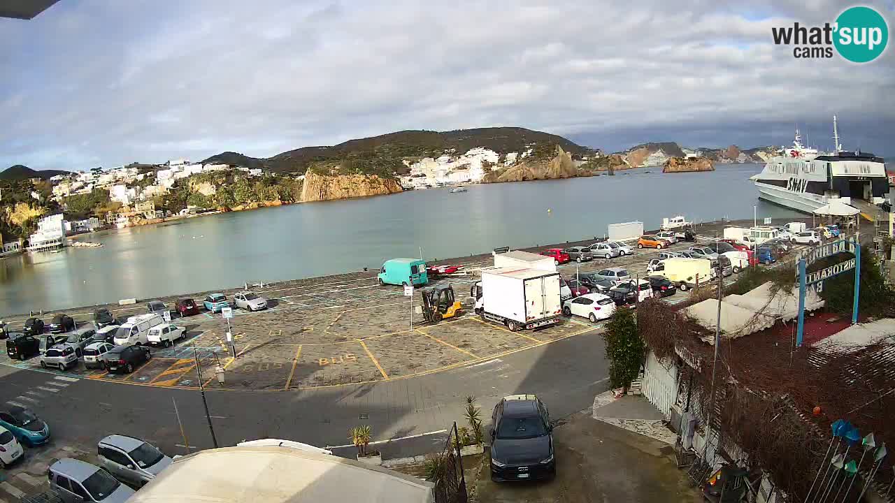 Insel Ponza Hafen webcam – Italien