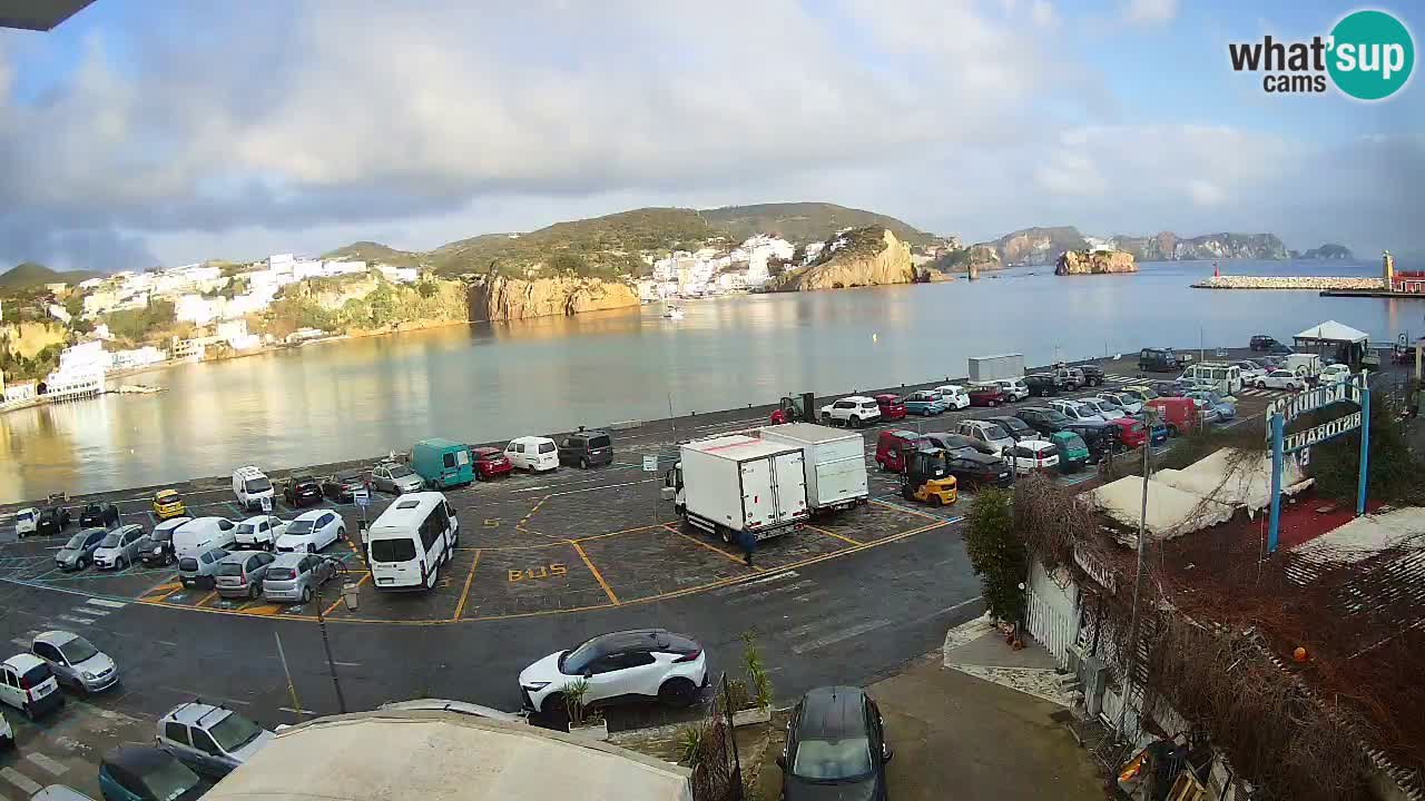 Insel Ponza Hafen webcam – Italien