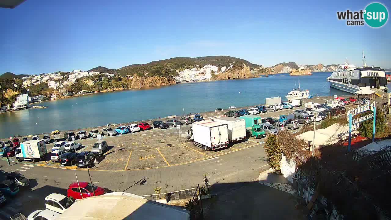 Webcam du port de Ponza – Île de Ponza