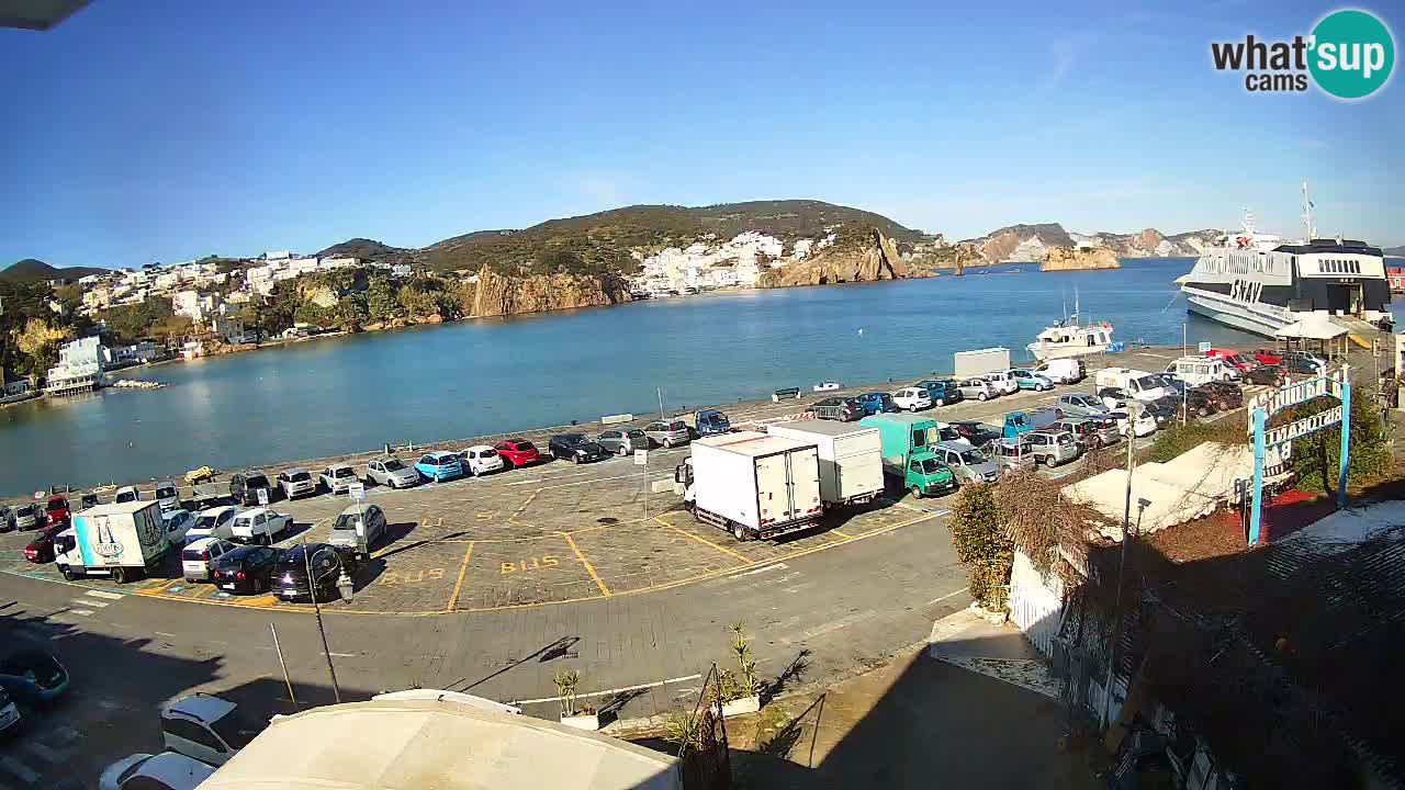 Webcam du port de Ponza – Île de Ponza