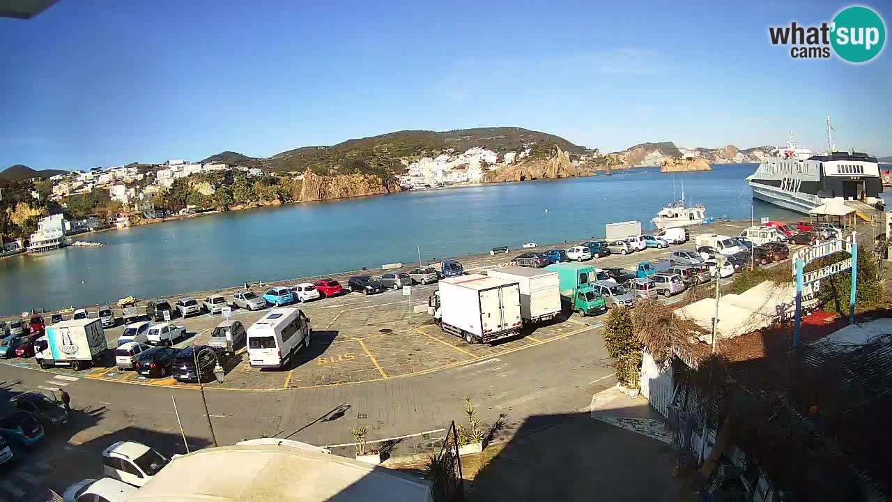 Webcam du port de Ponza – Île de Ponza