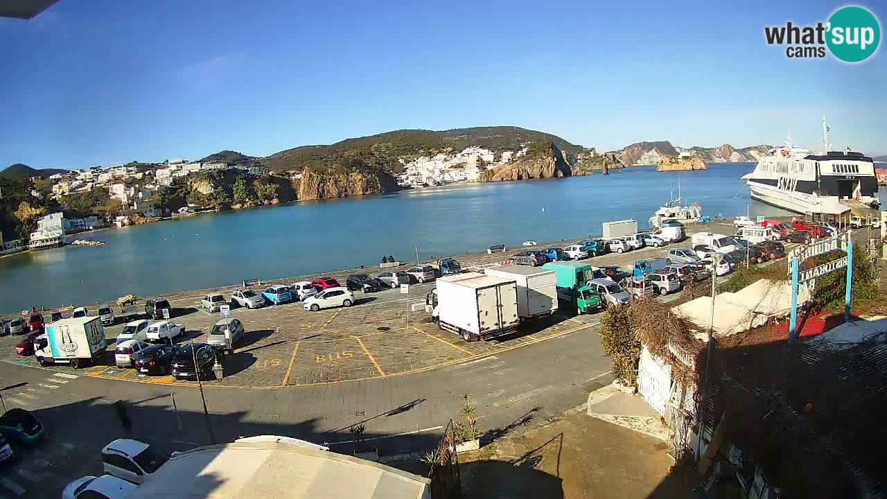 Insel Ponza Hafen webcam – Italien