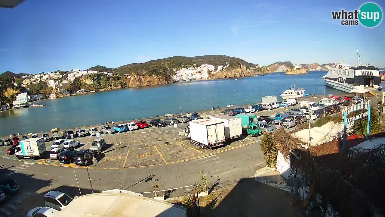 Insel Ponza Hafen webcam – Italien