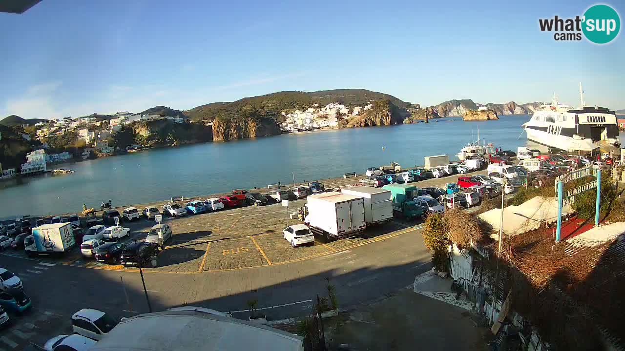 Webcam du port de Ponza – Île de Ponza