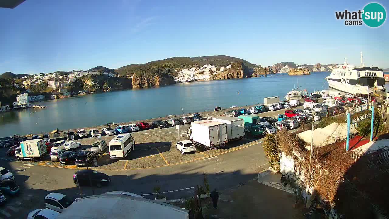 Webcam du port de Ponza – Île de Ponza