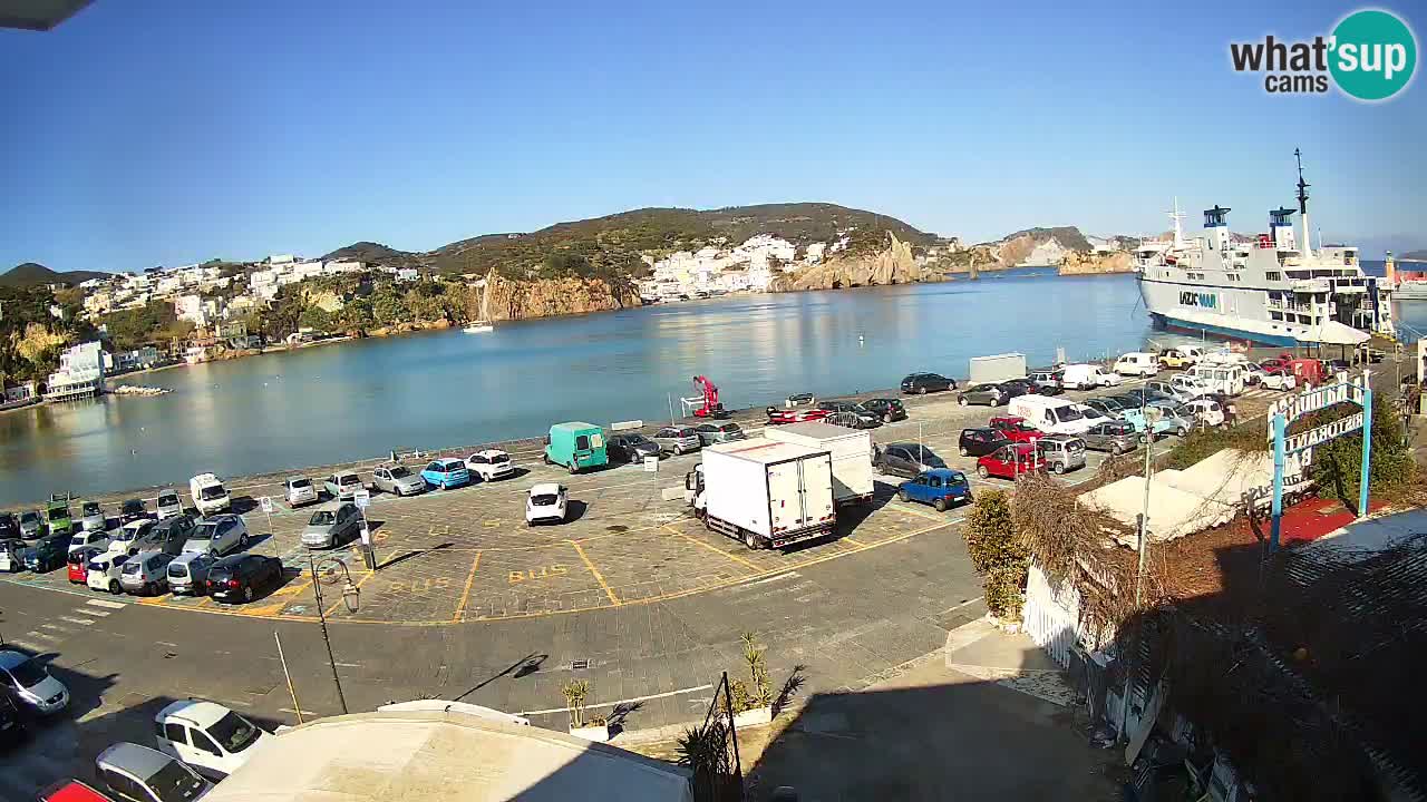 Webcam du port de Ponza – Île de Ponza