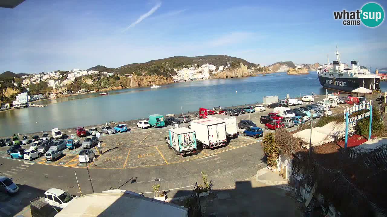 Webcam du port de Ponza – Île de Ponza