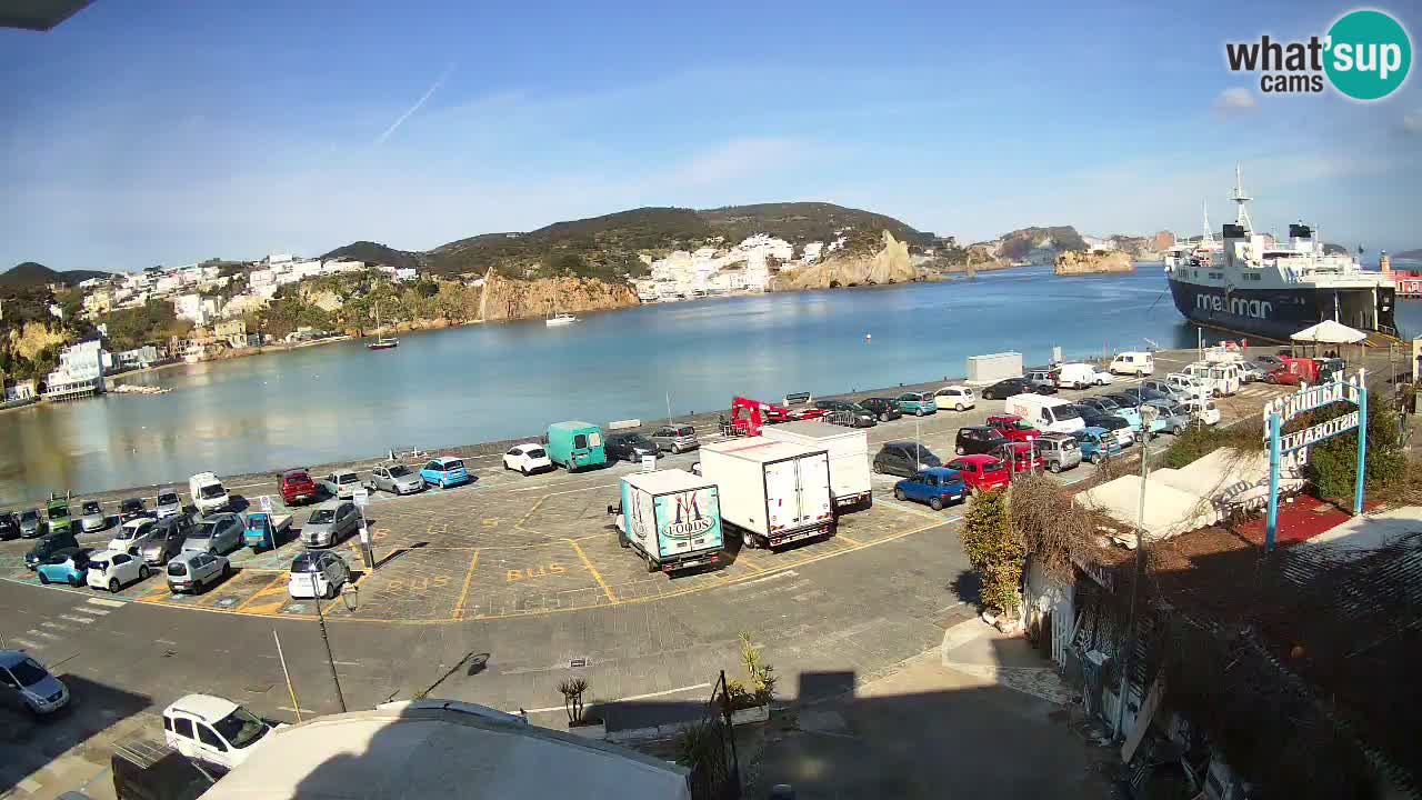 Webcam du port de Ponza – Île de Ponza