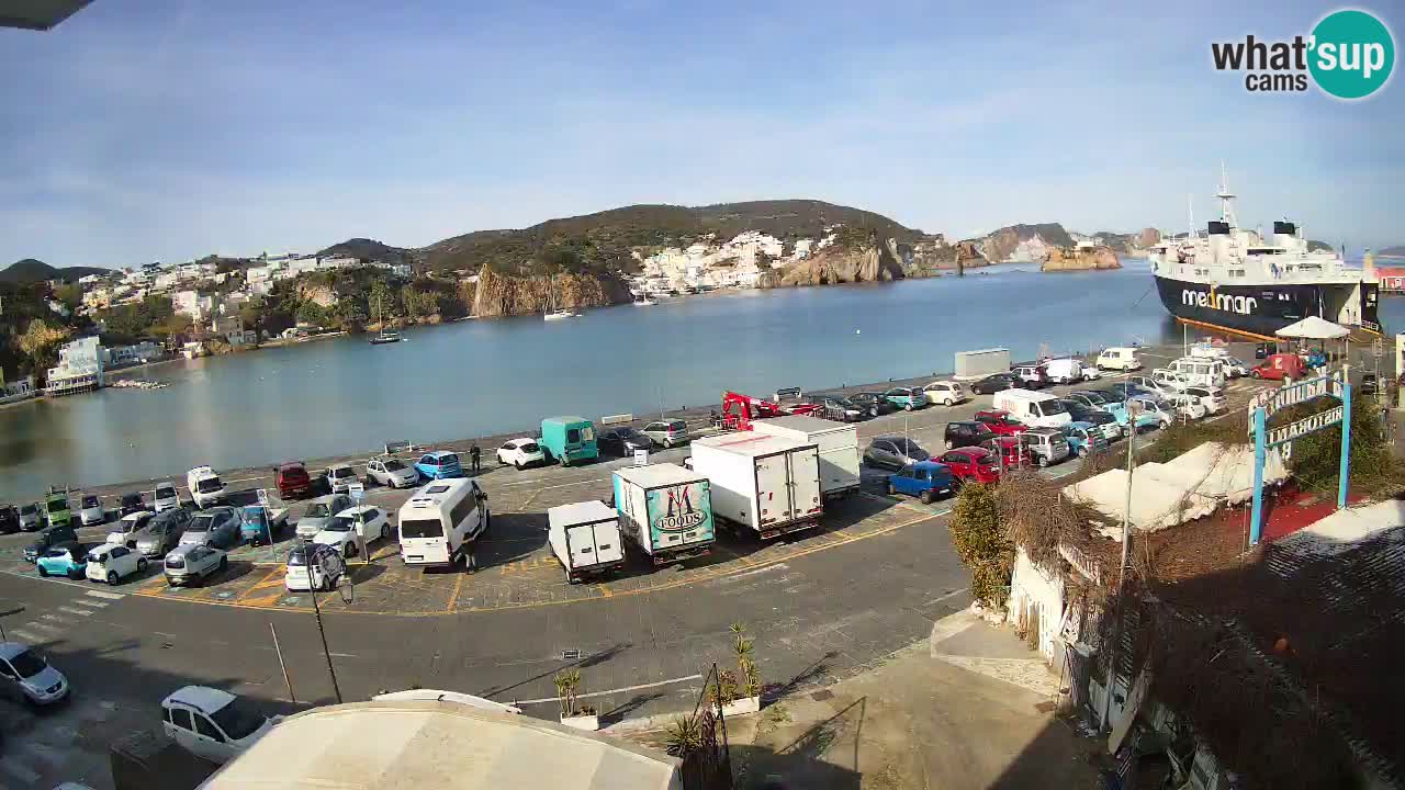 Webcam du port de Ponza – Île de Ponza