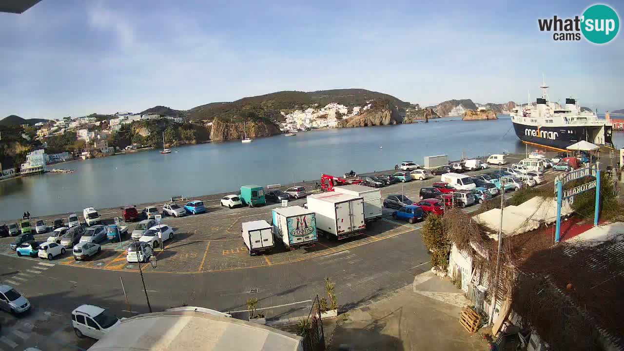 Insel Ponza Hafen webcam – Italien