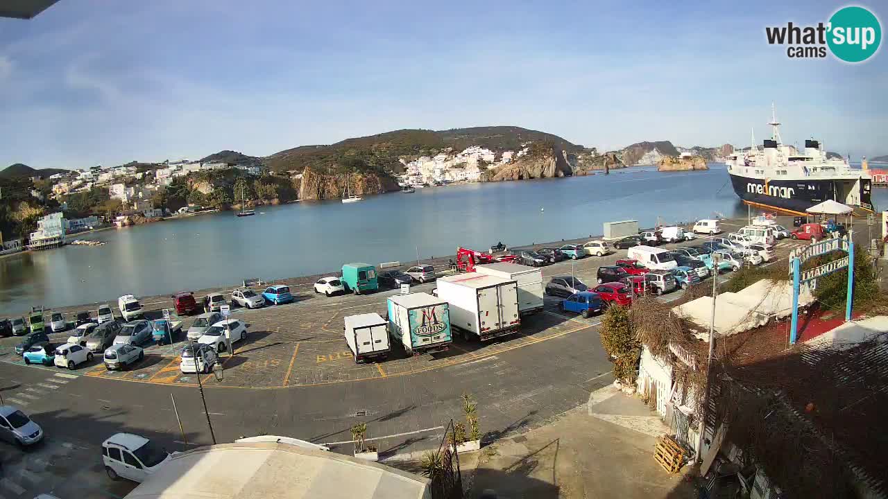 Insel Ponza Hafen webcam – Italien